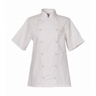 Damen-Kochjacke, kurzarm