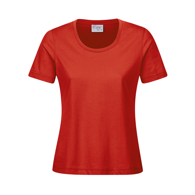 Damen Rundhals T-Shirt Workwear