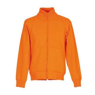 Stehkragen-Sweat-Jacke