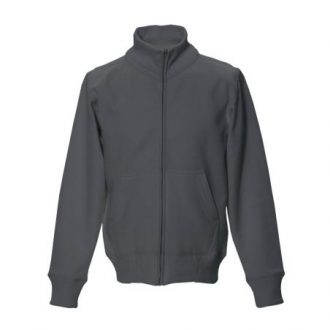 Stehkragen-Sweat-Jacke