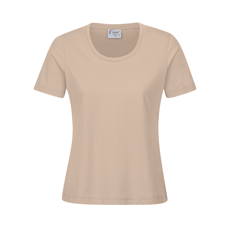 Damen Rundhals T-Shirt Workwear