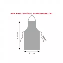 Promo-Latzschürze 100 x 80 cm