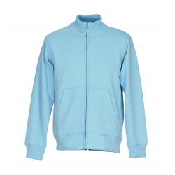 Stehkragen-Sweat-Jacke